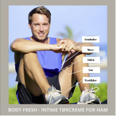 BODY FRESH - INTIMe tørcreme for ham